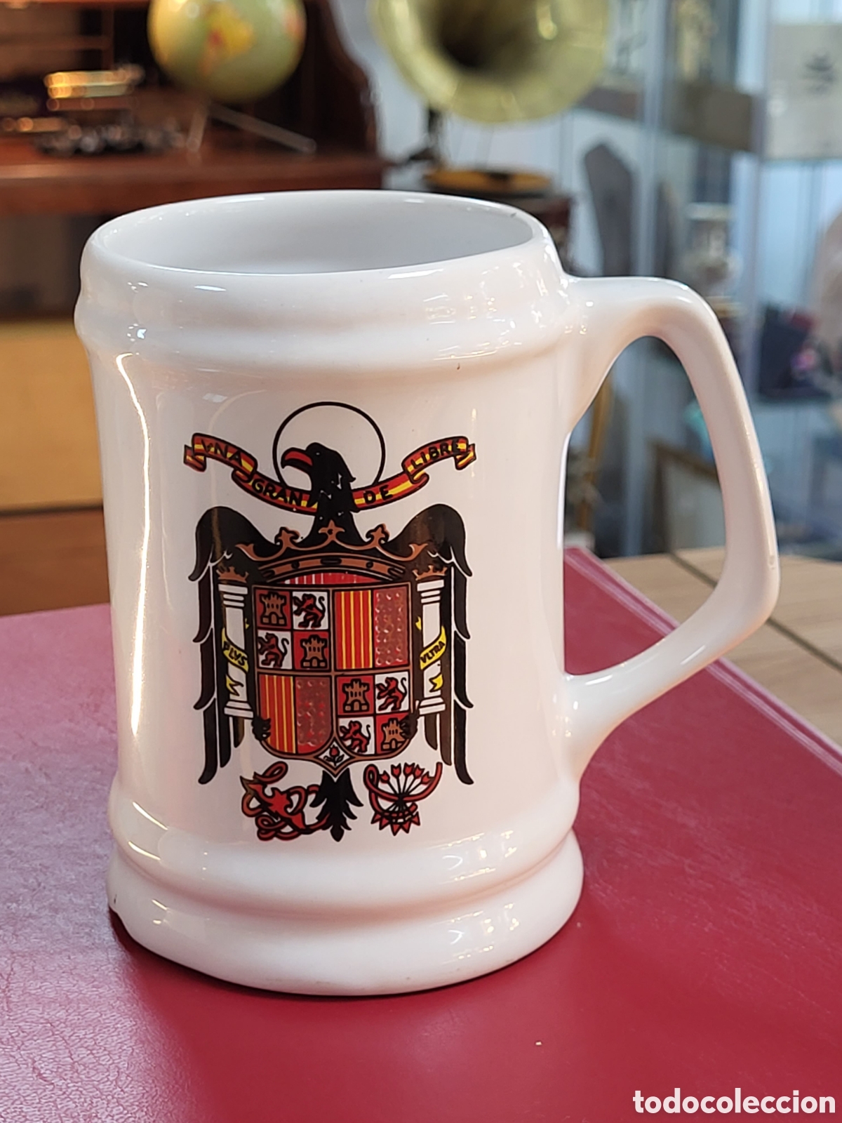 Militaria: JARRA CERAMICA AGUILA DE SAN JUAN