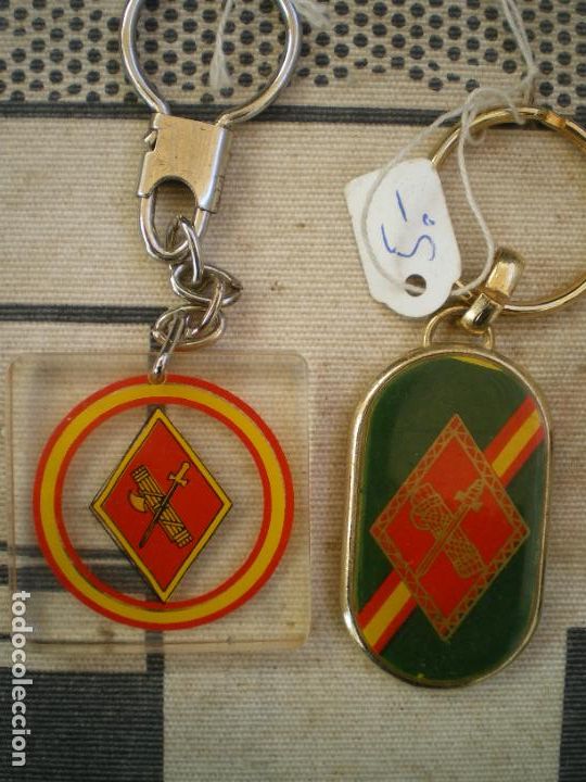 Militaria: LOTE LLAVEROS GUARDIA CIVIL