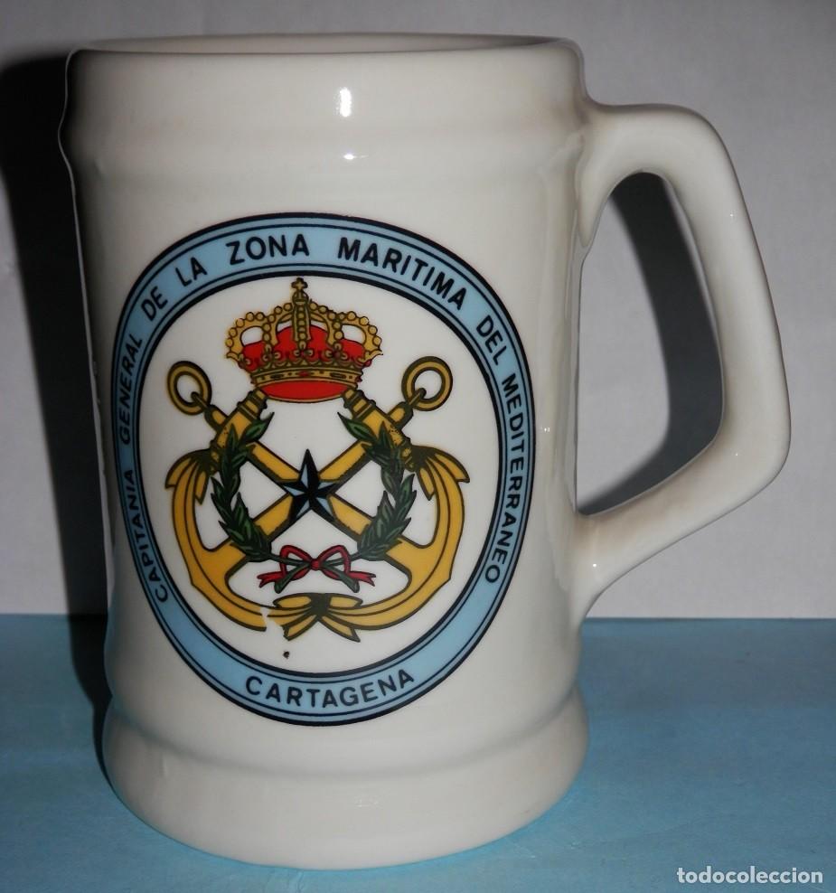 Military Antiques: JARRA DE LA CAPITANIA GENERAL DE LA ZONA MARITIMA DEL MEDITERRANEO - CARTAGENA