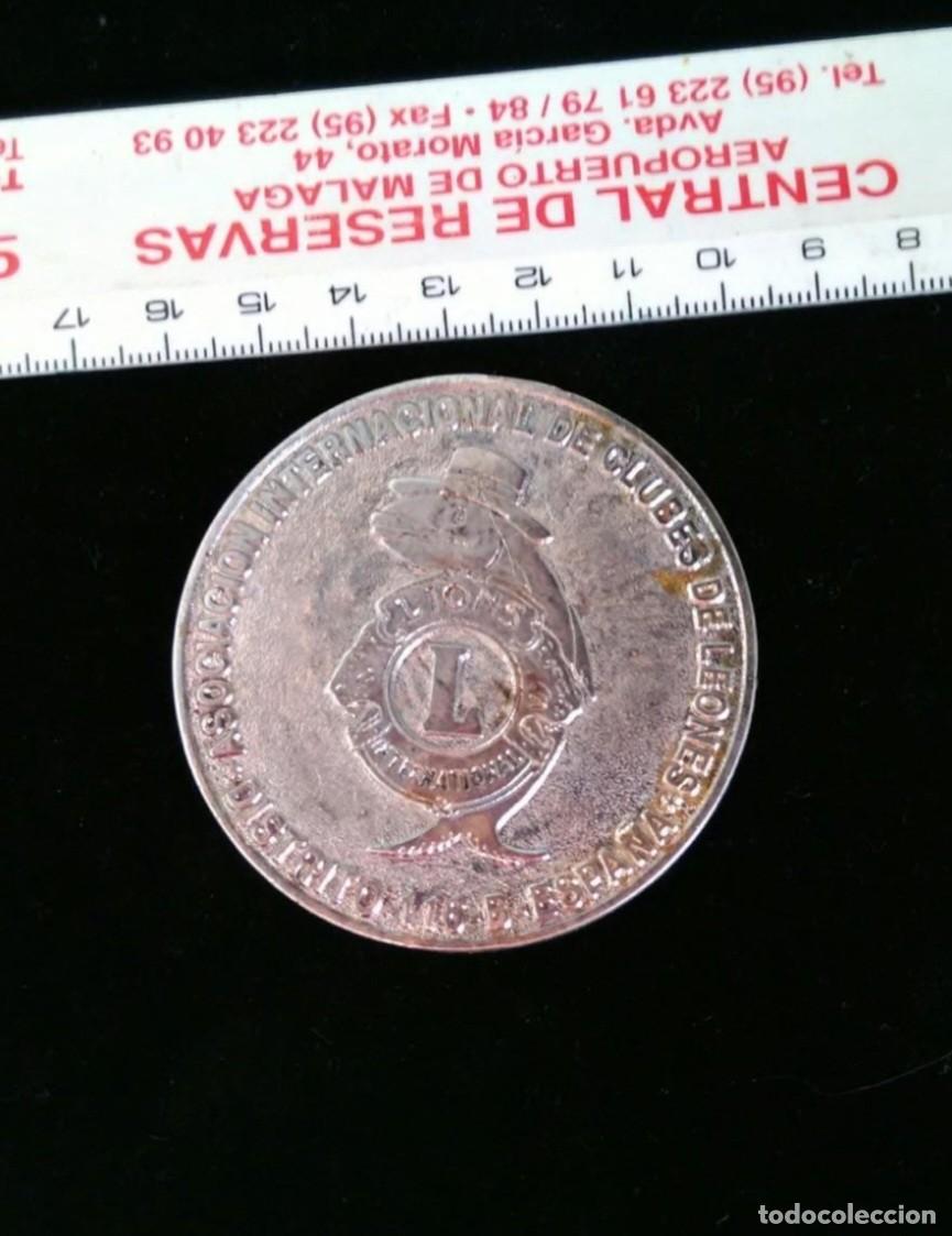 Military Antiques: MEDALLA GRANDE CLUB DE LOS LEONES LAS DOS CARAS