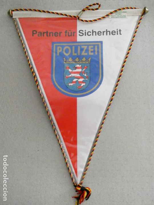 Military Antiques: BANDER&Iacute;N POLICIAL. POLIC&Iacute;A DE ALEMANIA S&Uuml;DHESSEN. HESSEN. 30CM
