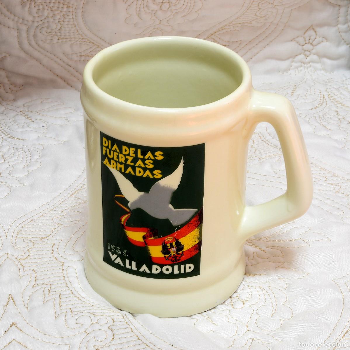 Militaria: JARRA RECUERDO D&Iacute;A DE LAS FUERZAS ARMADAS VALLADOLID 1984 Ref.126.VIST P