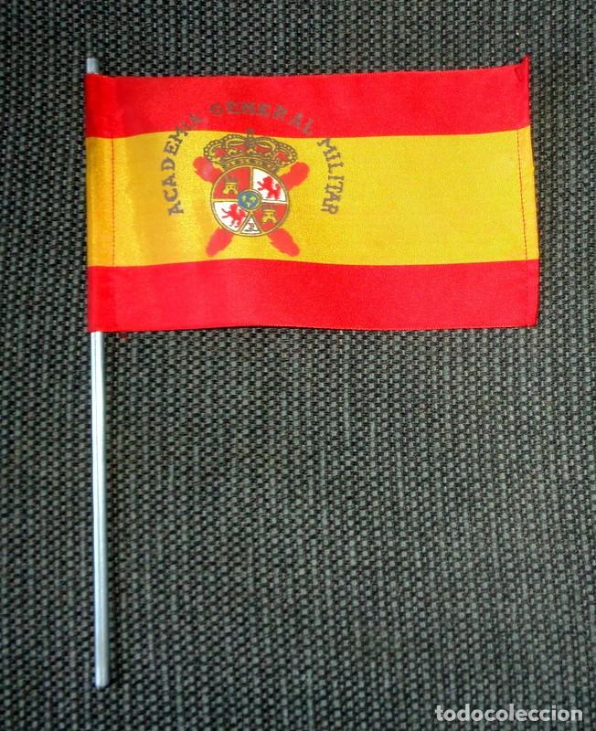 Militaria: BANDERA - COLECCIONISMO MILITAR - ACADEMIA GENERAL MILITAR AGM ZARAGOZA - EMBLEMA ESCUDO