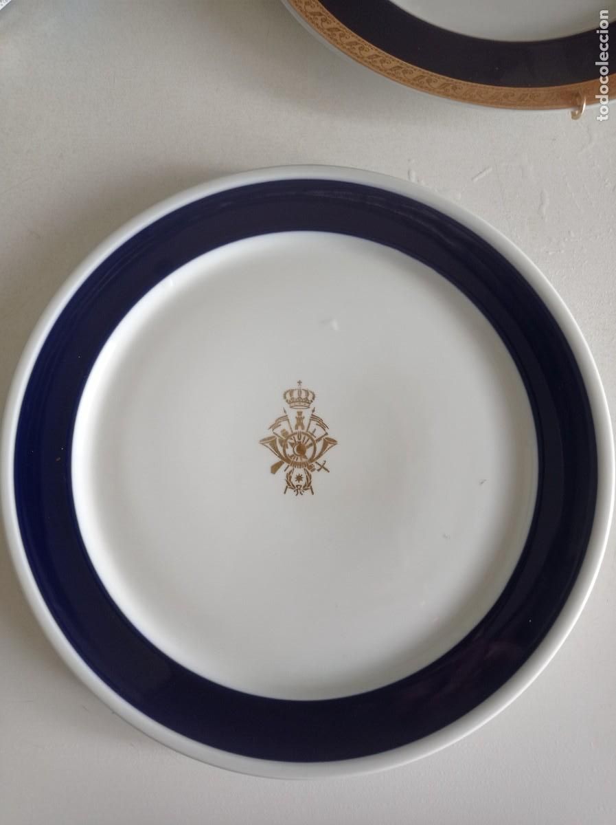 Militaria: Antiguo plato militar sello Bidasoa