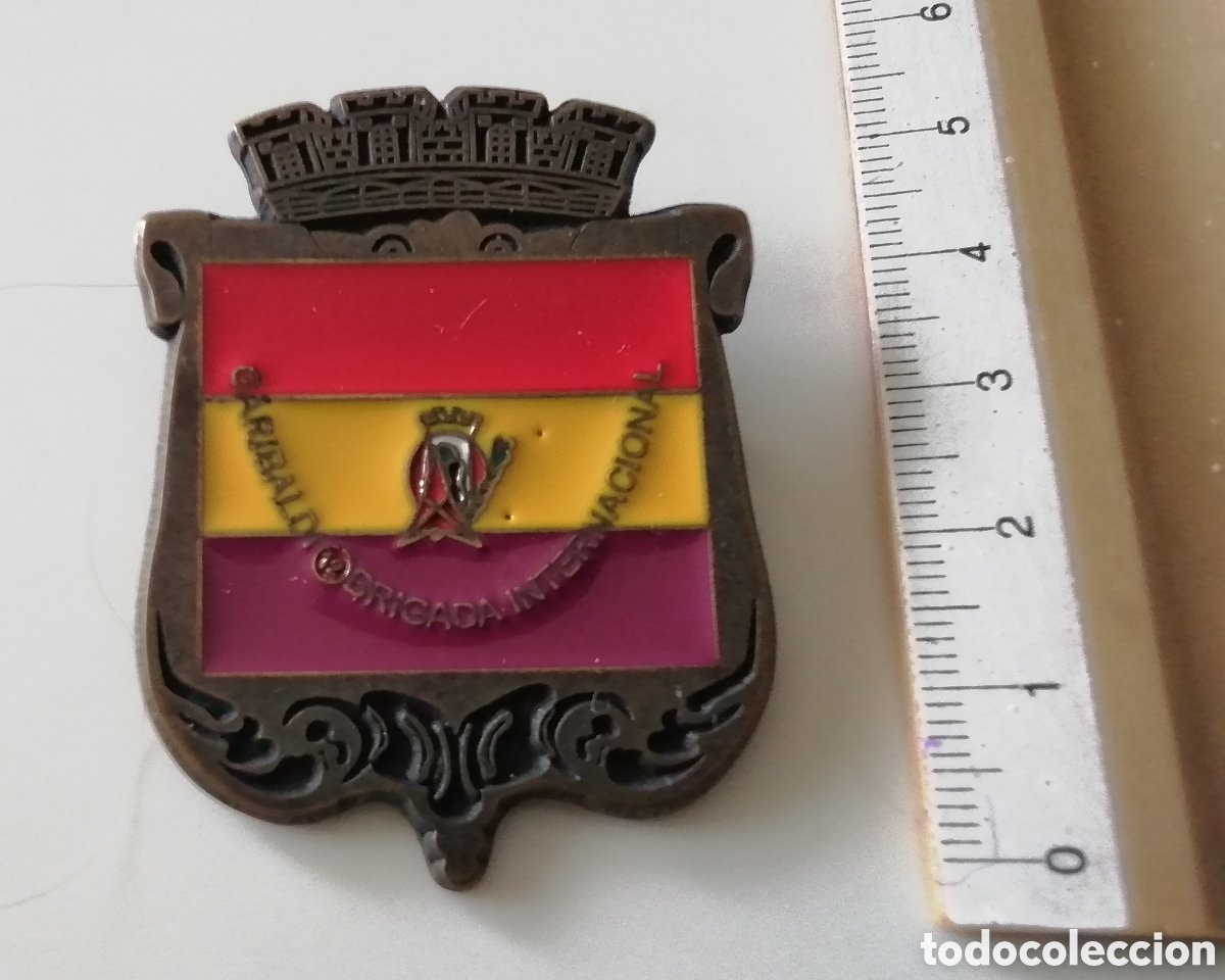 Militaria: PLACA BRIGADAS INTERNACIONALES BRIGADA GARIBALDI