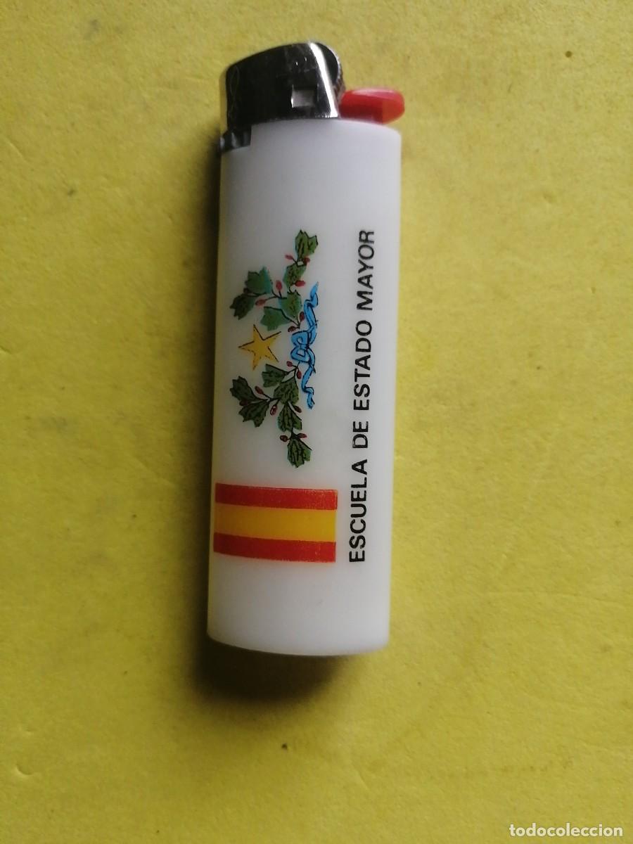 Militaria: Mechero Escuela de Estado Mayor