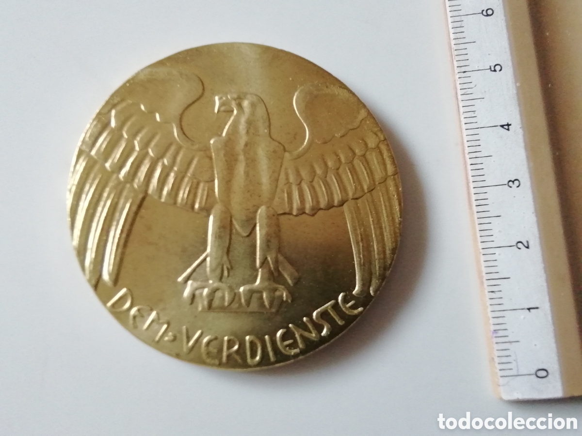 Militaria: MONEDA MEDALLA NAZI DEM VERDIENSTE.