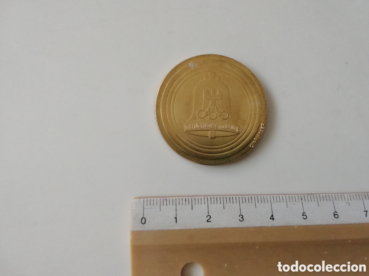 Military Antiques: MEDALLA MONEDA XI OLIMPIADA BERLIN 1936