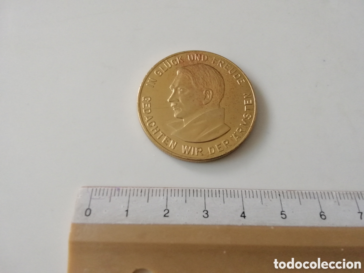Military Antiques: MEDALLA MONEDA VOLKDGEMEINSCHAFT. NAZI.