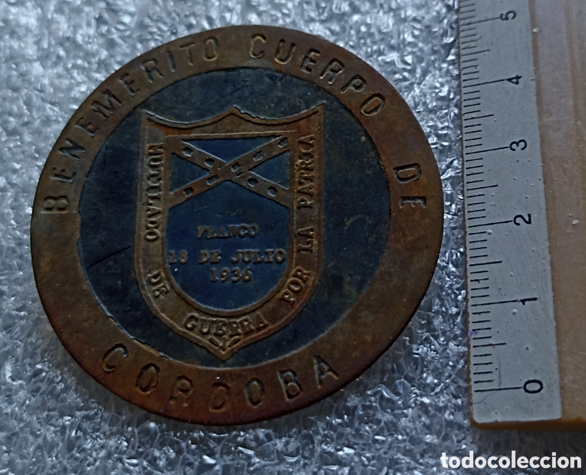 Military Antiques: PLACA PECHO, MUTILADO DE GUERRA