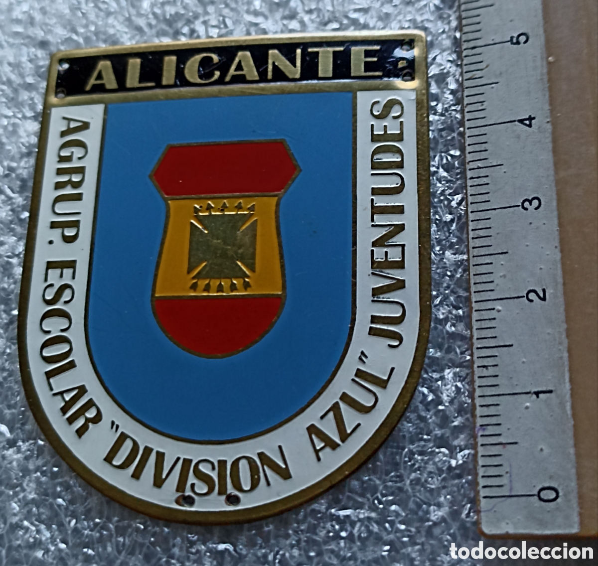 Military Antiques: PLACA BRAZO, O.J.E. ALICANTE