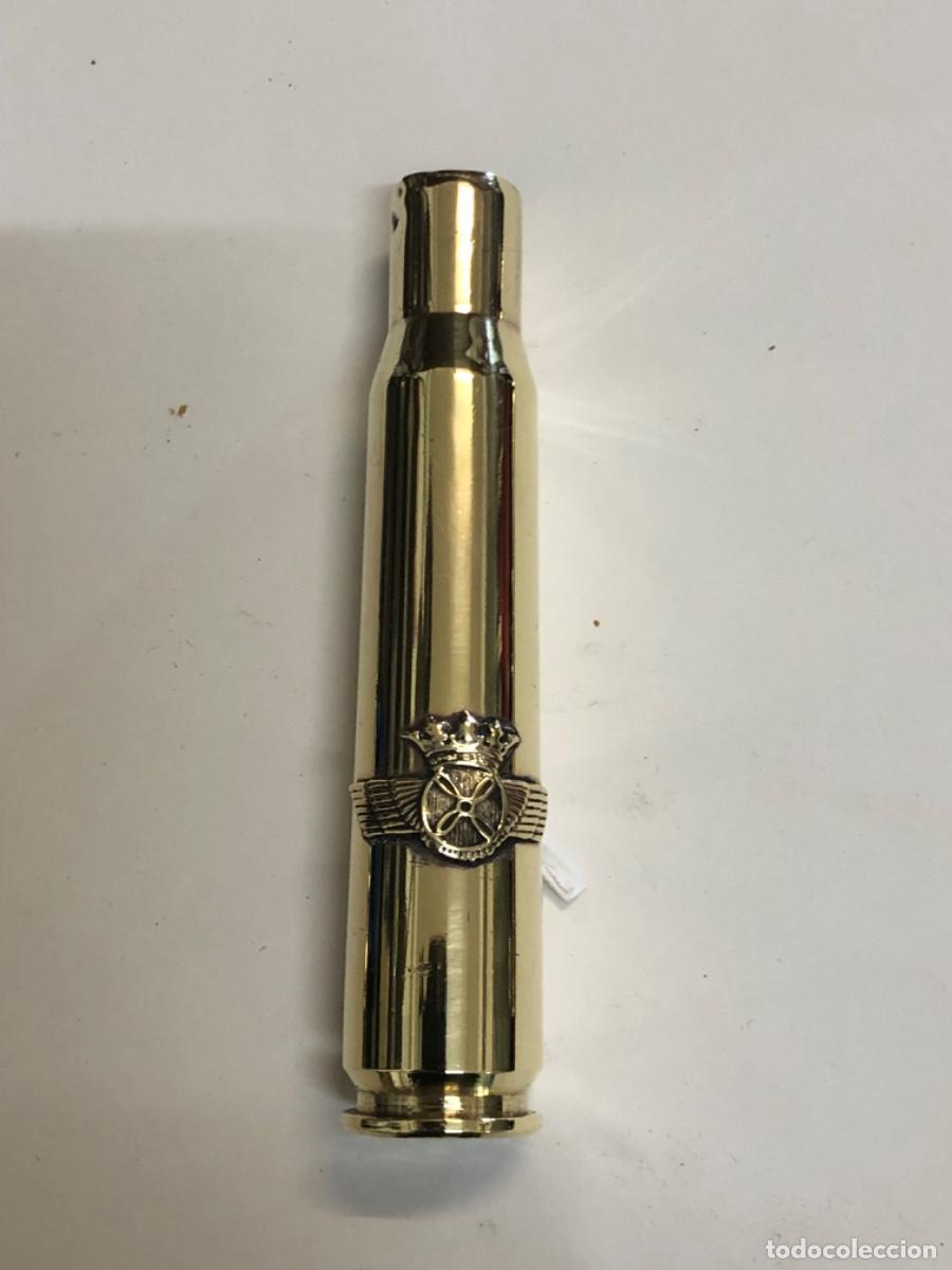 Militaria: VAINA 12,7 mm o 50 BROWING. Piloto ejercito del Aire, a&ntilde;os 70.