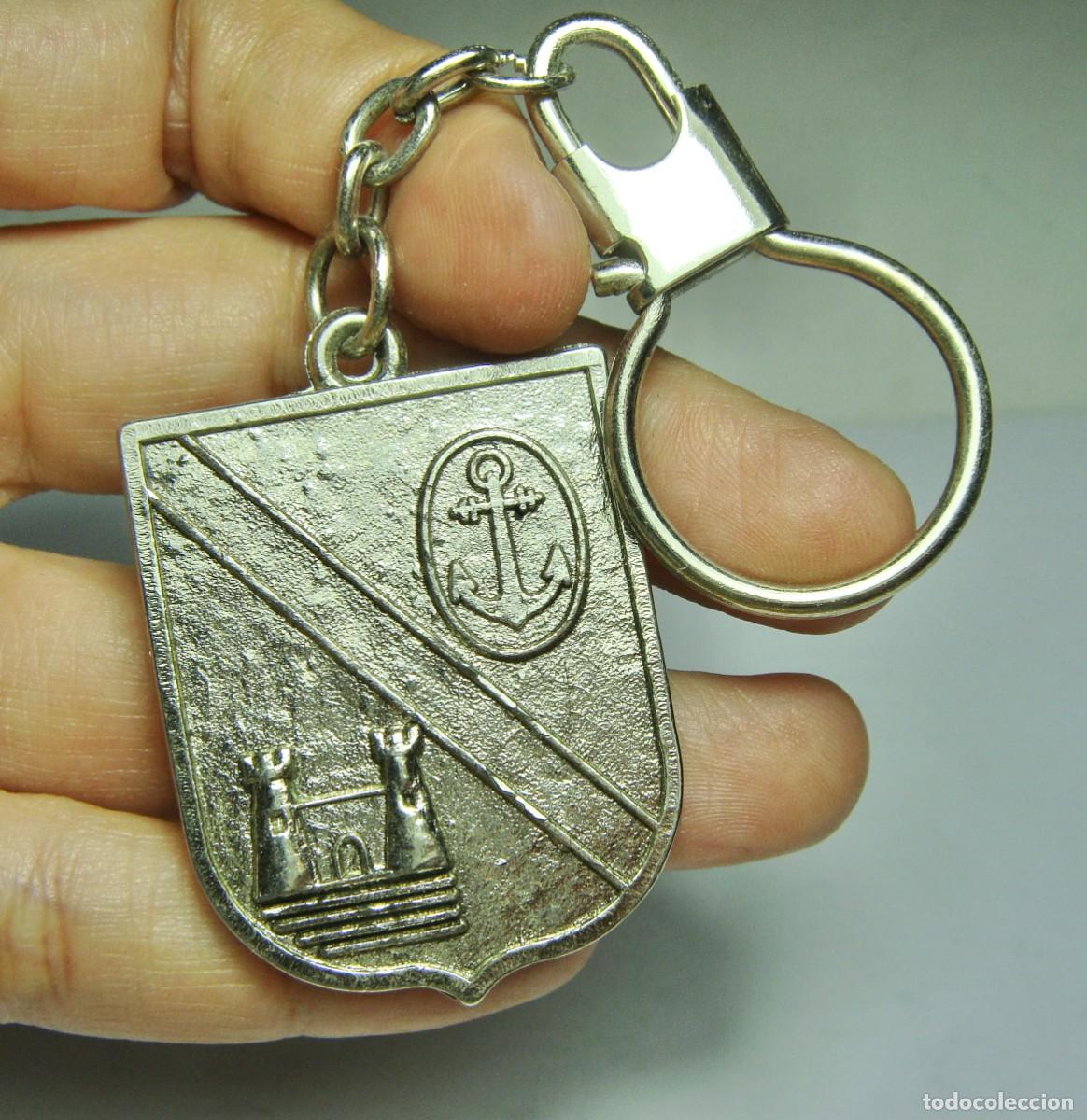Militaria: Llavero Marina Espa&ntilde;ola &middot; Centro Cultural y Recreativo &ldquo;El Castillito&rdquo; &middot; ca. 1960&ndash;1980