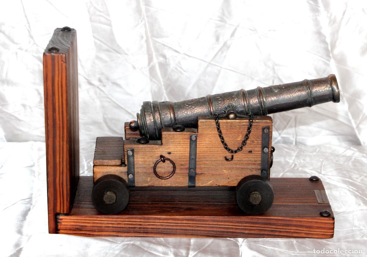 Militaria: maqueta de ca&ntilde;on naval espa&ntilde;ol siglo XVIII