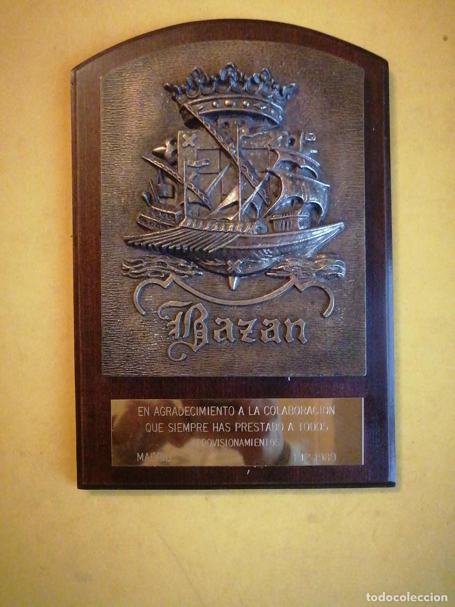 Militaria: Metopa en bronce BAZAN