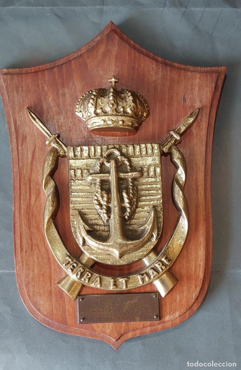 Military Antiques: Metopa militar emblema de la Armada Terra et Mare
