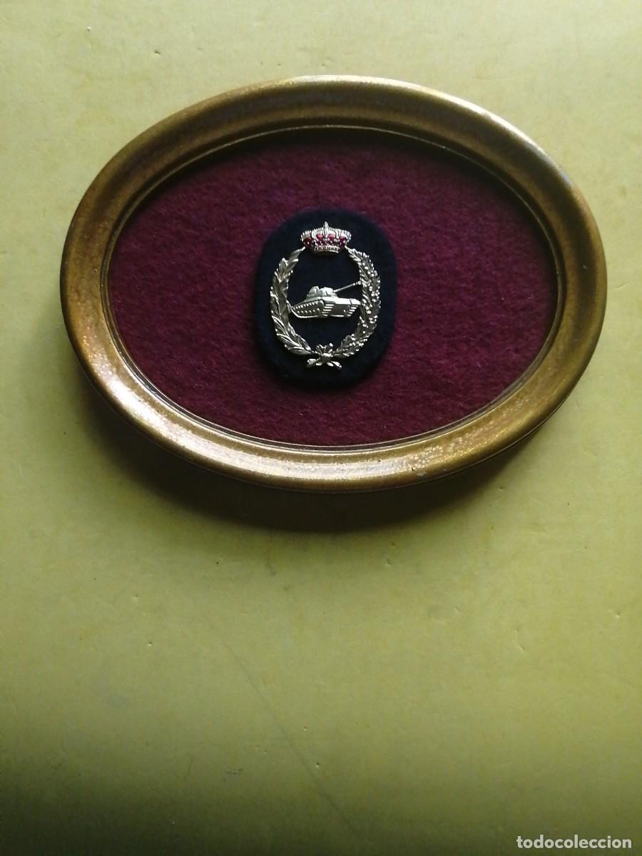 Militaria: Emblema de la Divisi&oacute;n Acorazada enmarcado