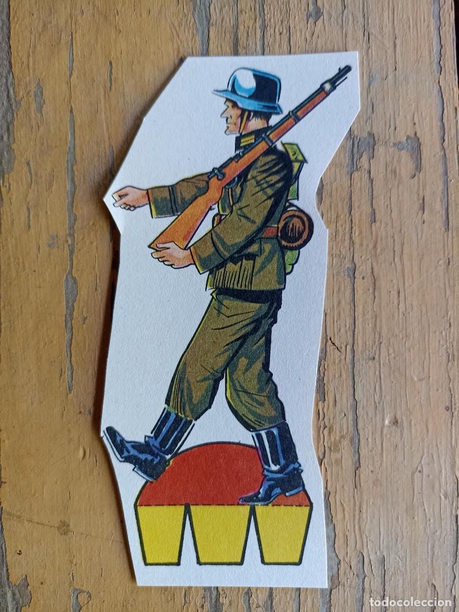 Militaria: Soldado alem&aacute;n recortable 1970 (C) (III Reich Hitler- Nazi- Alemania) WWII