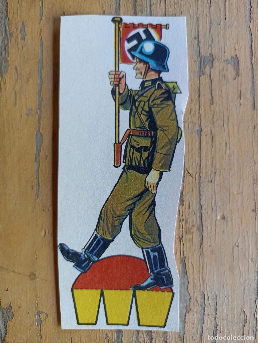 Militaria: Soldado alem&aacute;n recortable 1970 (E) (III Reich Hitler- Nazi- Alemania) WWII