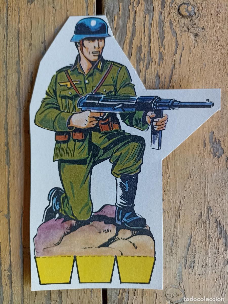 Militaria: Soldado alem&aacute;n recortable de 1970 (F) (III Reich Hitler- Nazi- Alemania) WWII