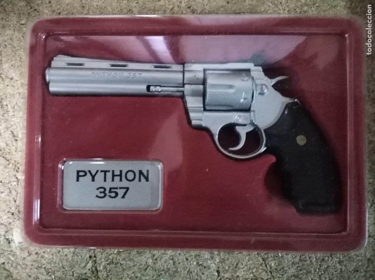 Militaria: Python 357.Escala 1:2,5 Pistolas y Revolveres Orbis RBA - Foto 1