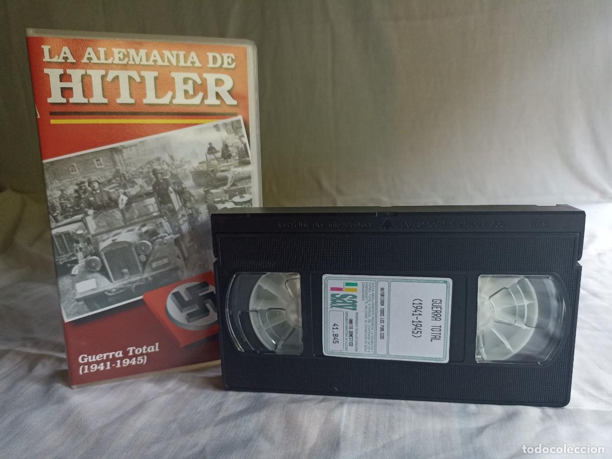 Militaria: Guerra total (1941-1945), documental VHS (III Reich Hitler- Nazi- Alemania) WWII de 1997