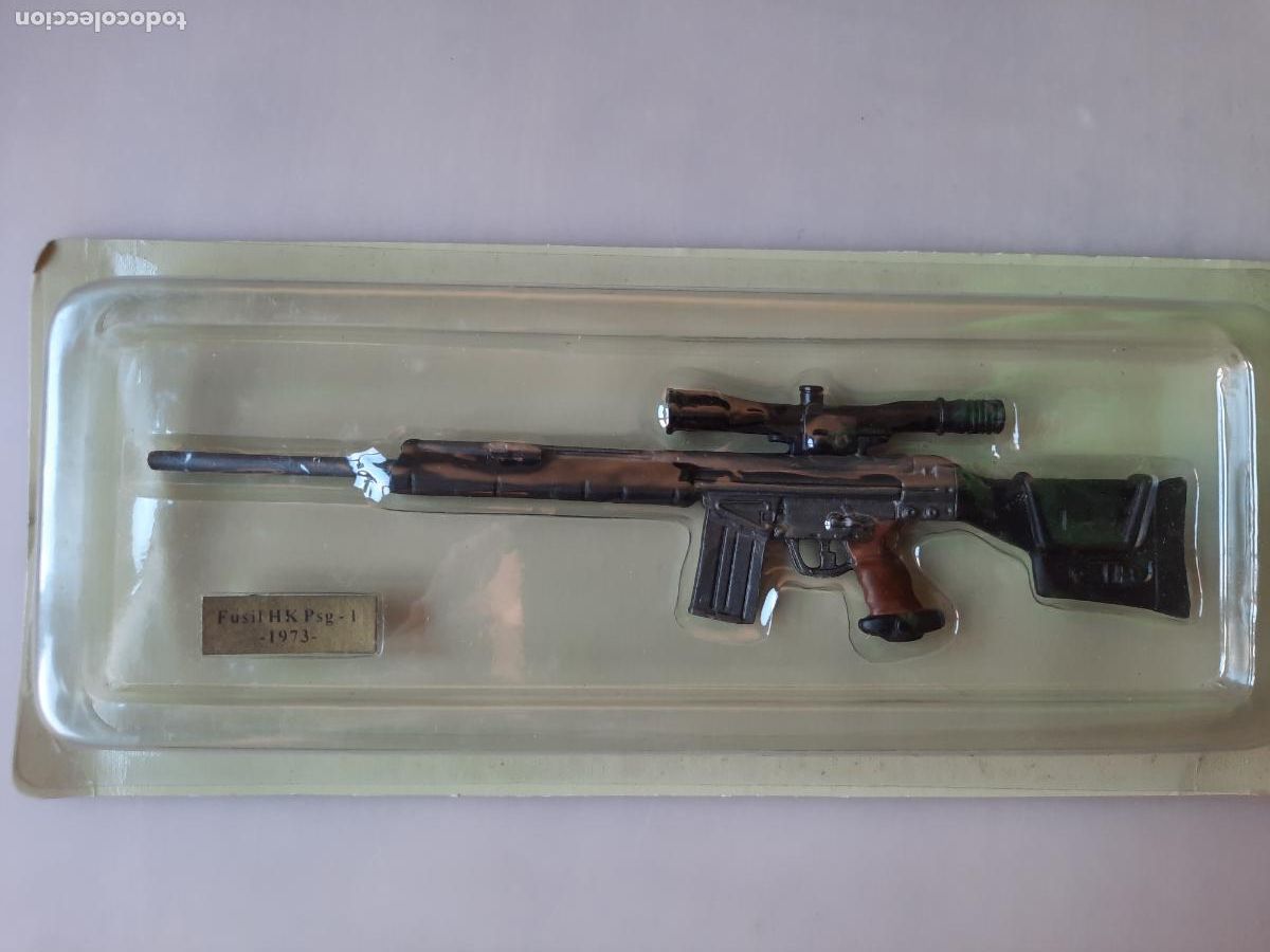 Military Antiques: FUSIL HK PSG - 1 - 1973- MINIATURA