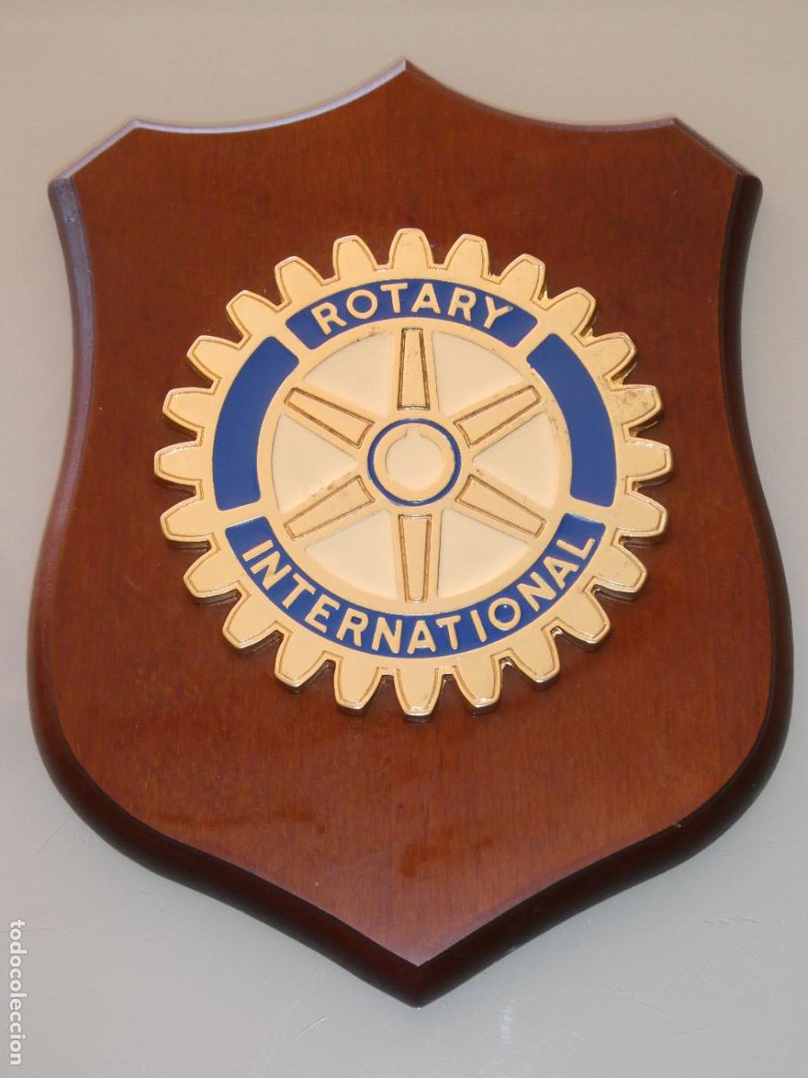 Military Antiques: METOPA SOCIEDAD MASONER&Iacute;A LOGIA. ROTARY INTERNATIONAL ROTARIOS. 22CM 520GR