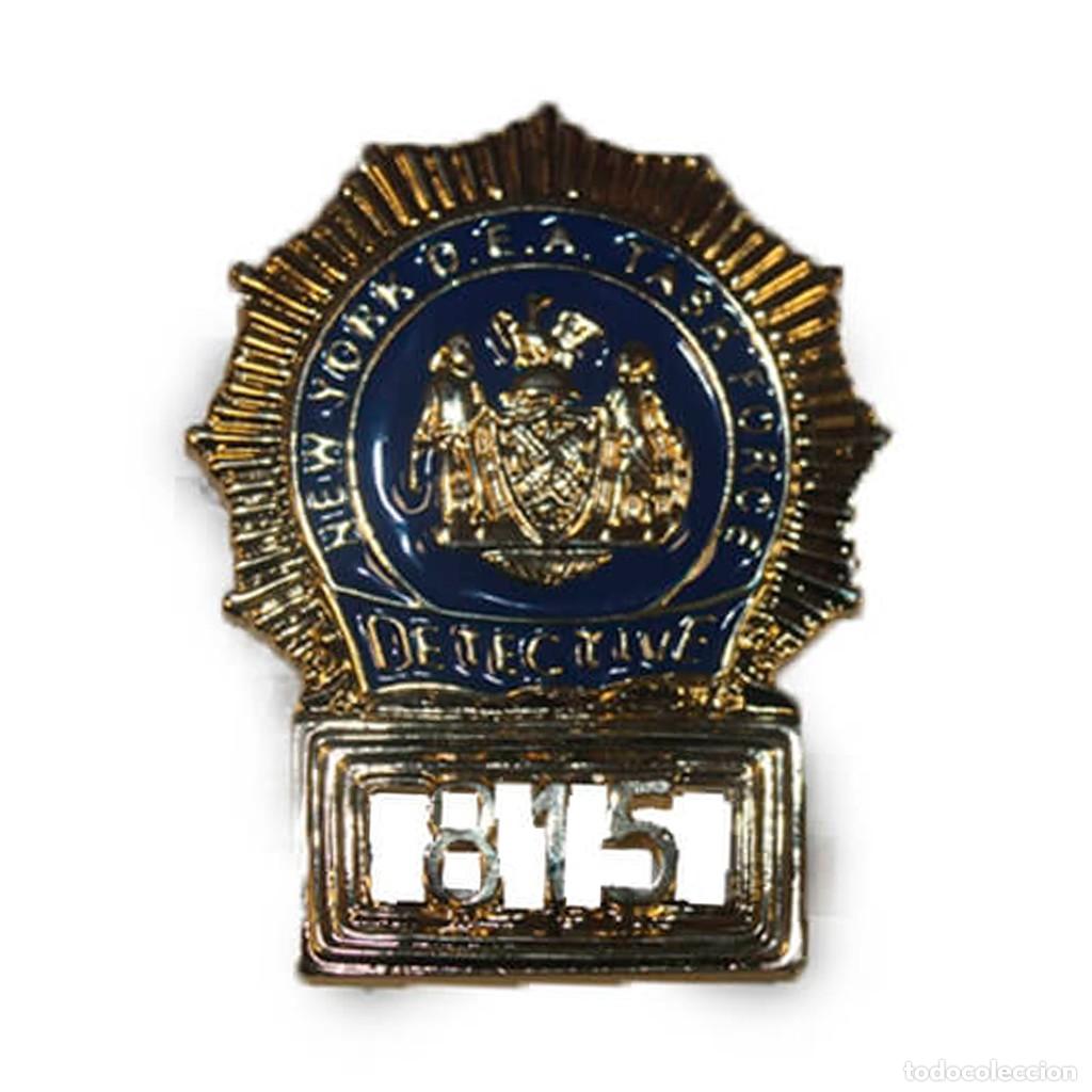 Military Antiques: PLACA CARTERA METALICA AMERICANA DETECTIVE + CARTERA PORTAPLACAS