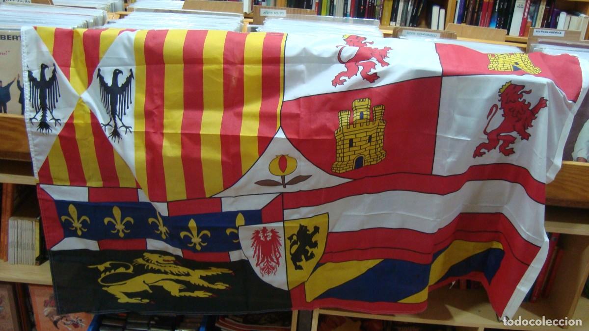 Military Antiques: BANDERA CASA DE AUSTRIA- CARLOS I - 150X90