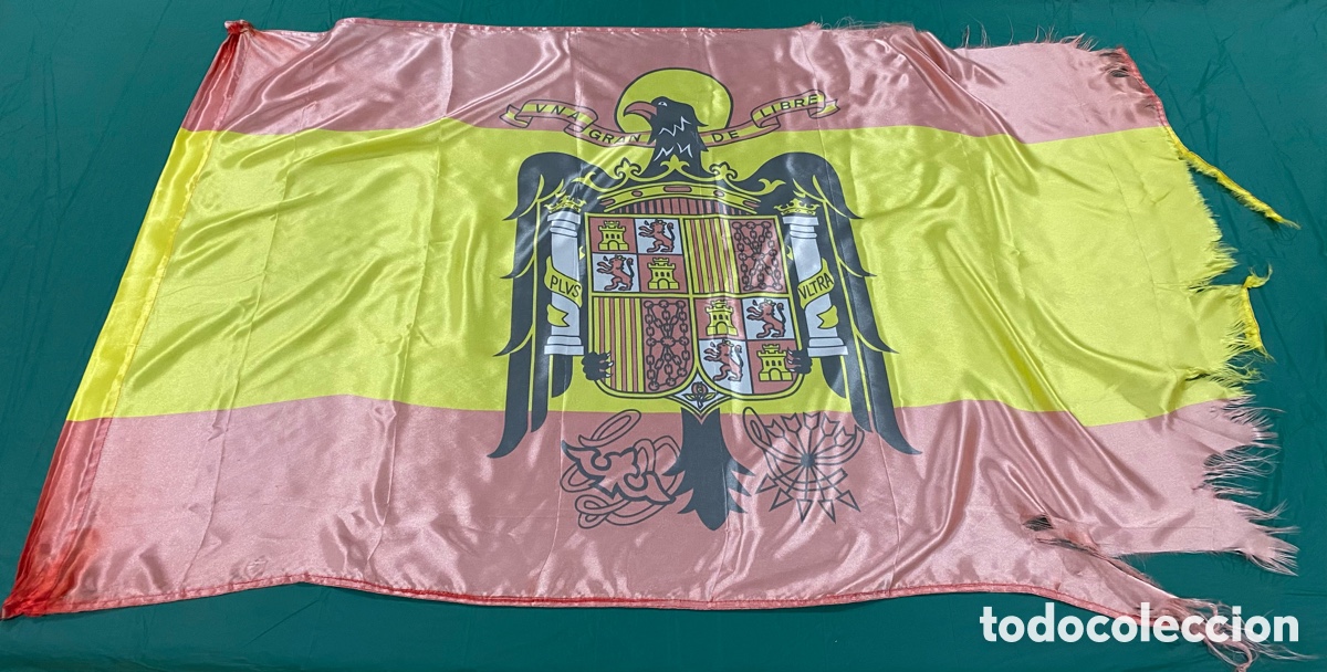 Military Antiques: BANDERA ESPA&Ntilde;OLA &Aacute;GUILA DE SAN JUAN