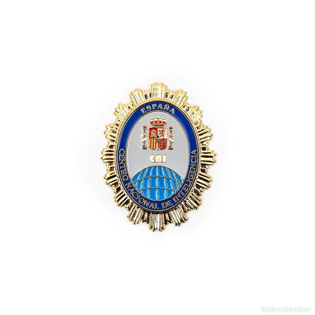 Militaria: PLACA CARTERA CENTRO NACIONAL INTELIGENCIA (CNI) + CARTERA PORTAPLACAS