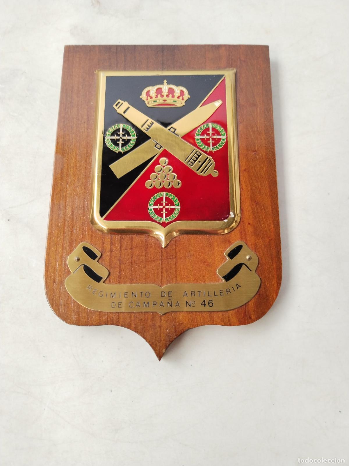 Military Antiques: metopa regimiento de artilleria campa&ntilde;a n&ordm;46