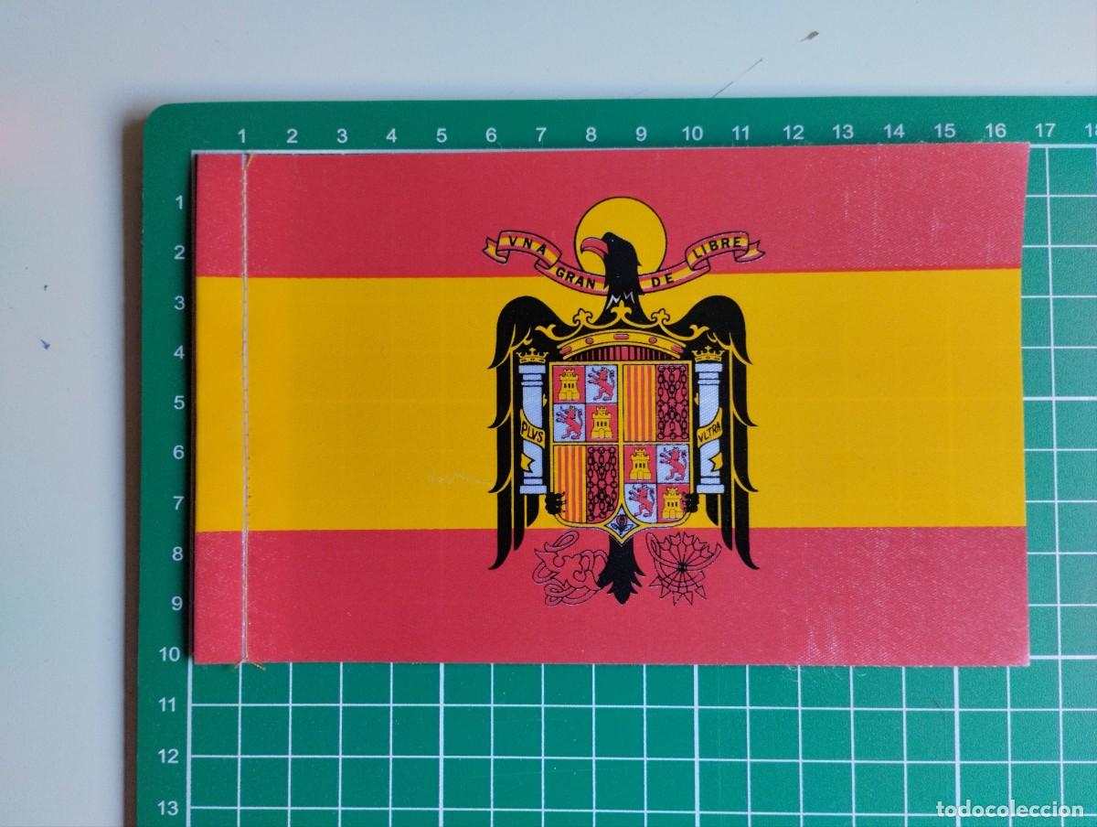 Militaria: BANDERA DE MEDIDA PEQUE&Ntilde;AS - AGUILA DE SAN JUAN - ESPA&Ntilde;A - FRANCO - PAPEL/TELA - NO TIENE PALO