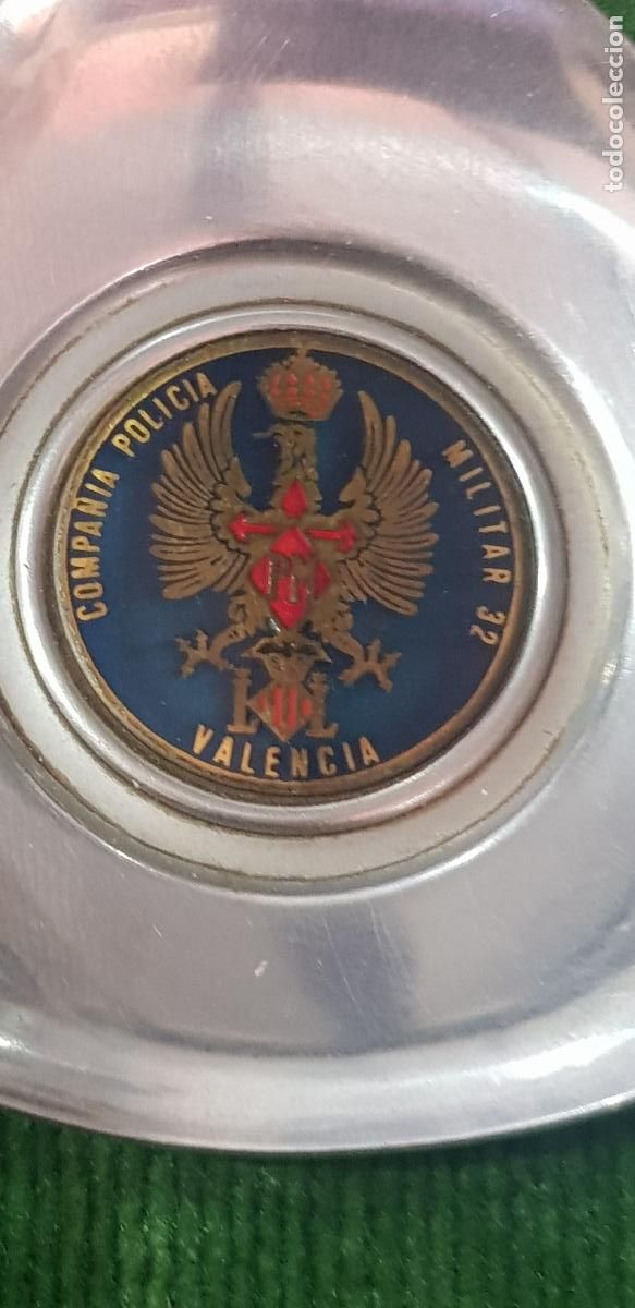 Militaria: CENICERO COMPA&Ntilde;IA POLICIA MILITAR 32 VALENCIA
