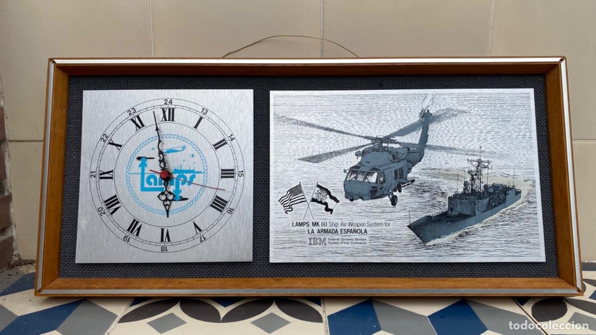 Military Antiques: Reloj militar helic&oacute;pteros lamps mk III Armada espa&ntilde;ola publicidad a pila