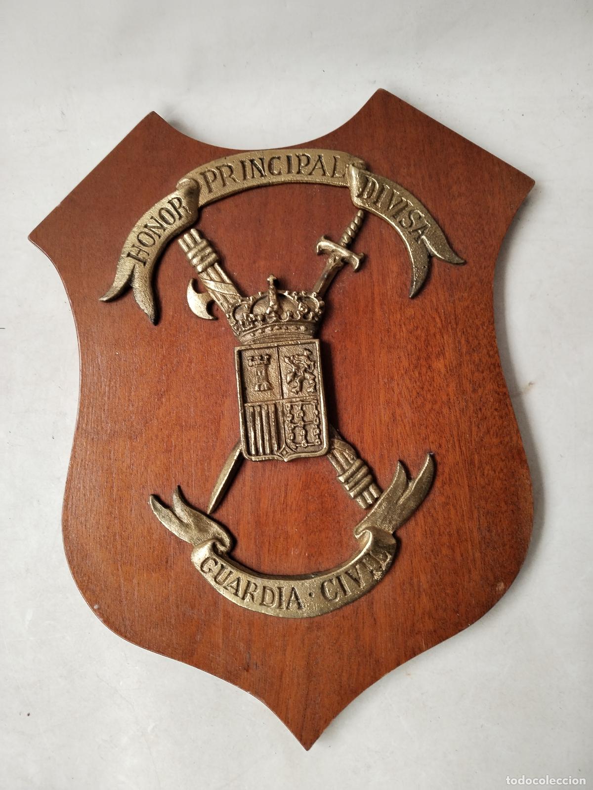 Militaria: metopa honor principal divisa guardia civil