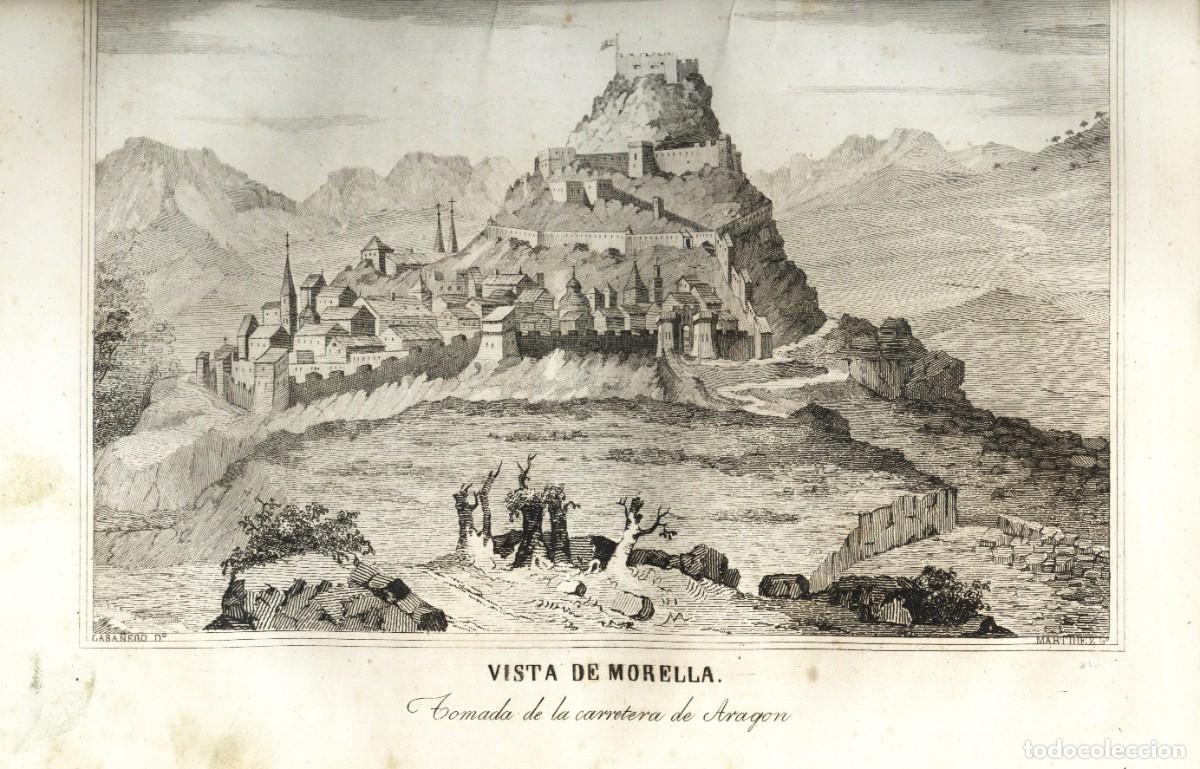 Militaria: R&Eacute;PLICA L&aacute;mina Sitio de Morella, Castell&oacute;n, 1838. Guerras Carlistas. Espa&ntilde;a