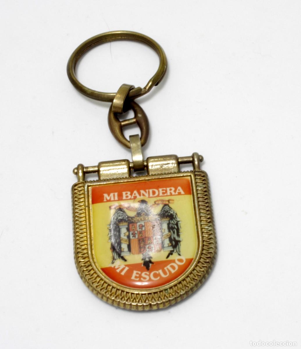 Militaria: LLAVERO VINTAGE, FRANCO /ESCUDO DE ESPA&Ntilde;A DURANTE FRANQUISMO