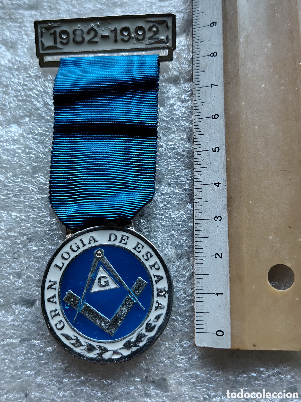 Military Antiques: MEDALLA MAS&Oacute;NICA GRAN LOGIA, 100 A&Ntilde;OS