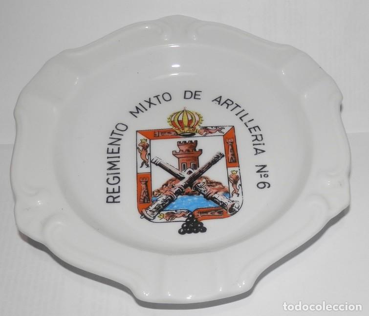 Military Antiques: CENICERO DEL REGIMIENTO MIXTO DE ARTILLERIA N&ordm;6