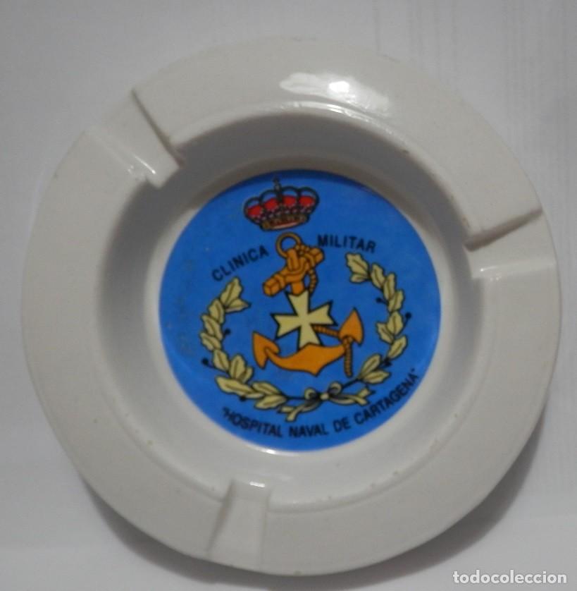 Military Antiques: CENICERO DEL HOSPITAL NAVAL DE CARTAGENA- CLINICA MILITAR