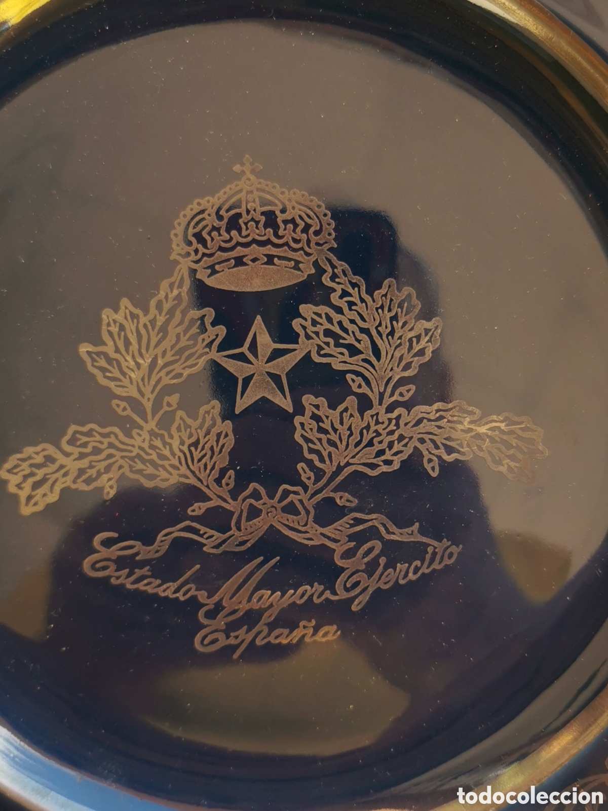 Military Antiques: Plato militar espa&ntilde;ol Estado Mayor