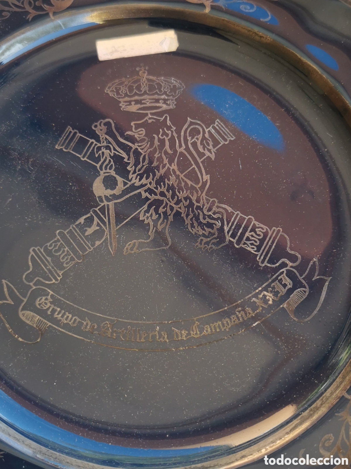 Military Antiques: Plato militar espa&ntilde;ol Grupo Artiller&iacute;a
