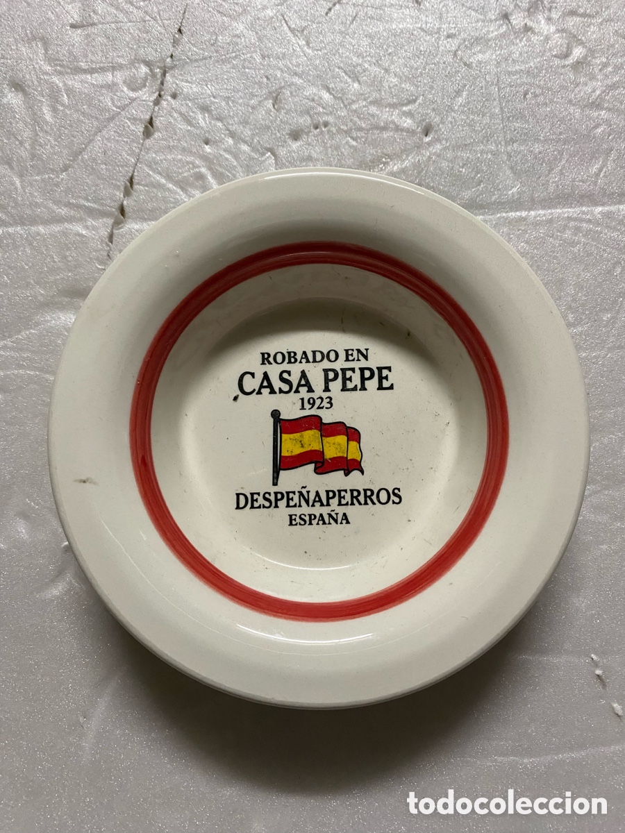 Militaria: PLATO DECORATIVO CASA PEPE DESPE&Ntilde;APERROS