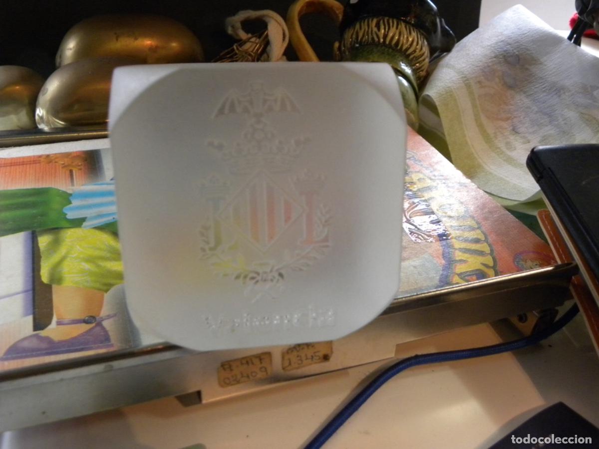 Military Antiques: PIEZA DE CRISTAL OBSEQUIO DE VALENCIA A LA XVIII PROMOCION DE LA ACADEMIA GENERAL MILITAR