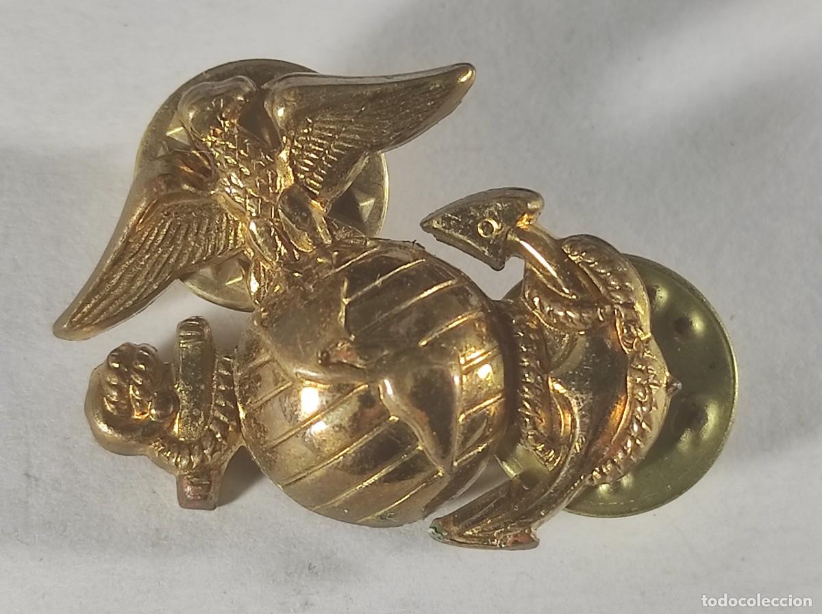Military Antiques: ANTIGUO PIN INSIGNIA CUERPO DE MARINES USA, VER FOTOS