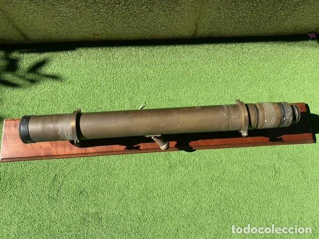 Military Antiques: Telescopio de mira naval, fabricado por W. Ottway & Co. Ltd, Ealing, Lo