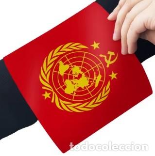 Militaria: Brazalete Bandera Rep&uacute;blica Mundial Socialista. Comunista
