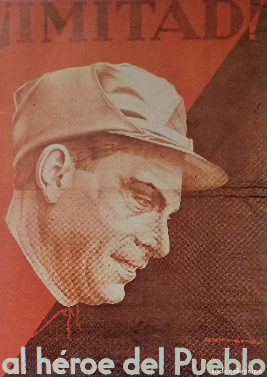 Military Antiques: R&Eacute;PLICA L&aacute;mina Buenaventura Durruti, CNT, Anarquismo, FAI, Rep&uacute;blica Espa&ntilde;ola, Guerra Civil Espa&ntilde;ola